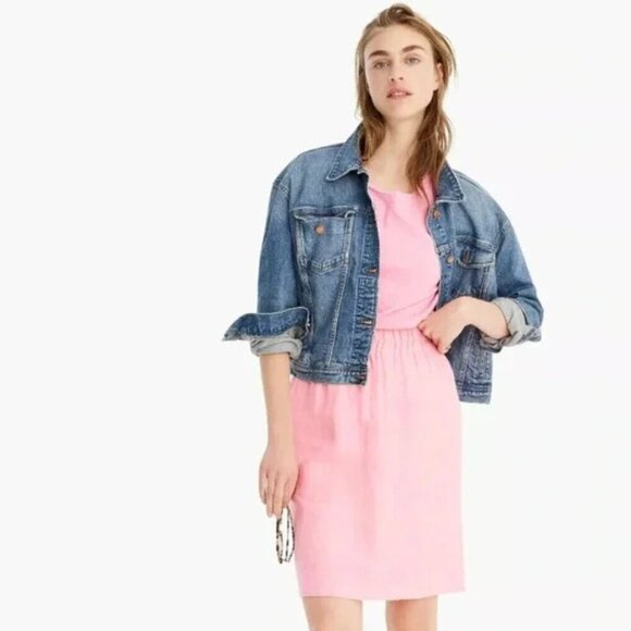 J Crew Beauchamps Linen Skirt - Picture 3 of 9